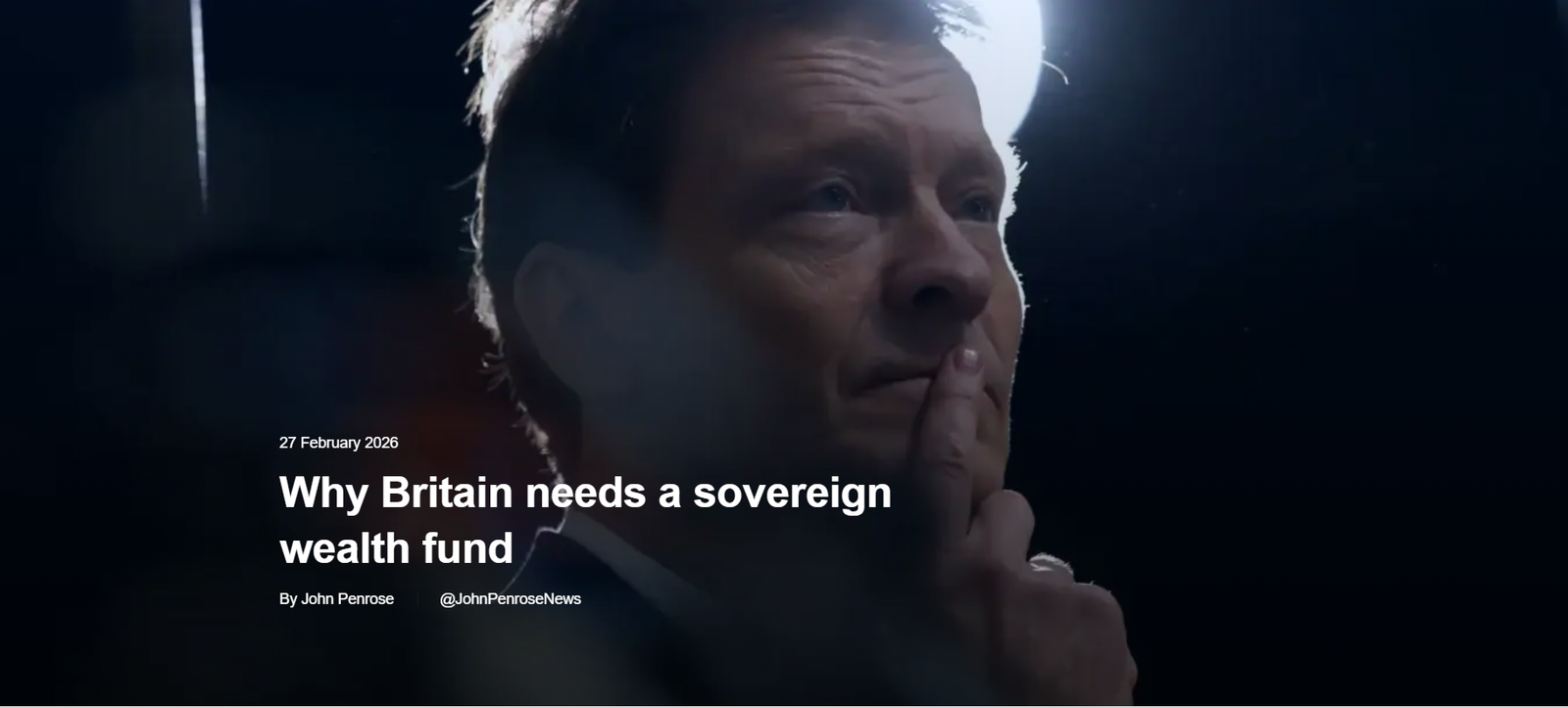 Why Britain Needs A Sovereign Wealth Fund